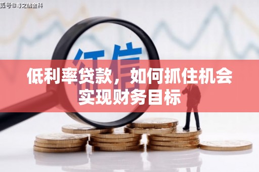 元长低利率贷款，如何抓住机会实现财务目标