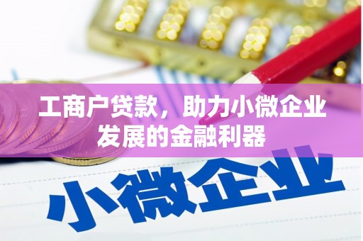 元长工商户贷款，助力小微企业发展的金融利器