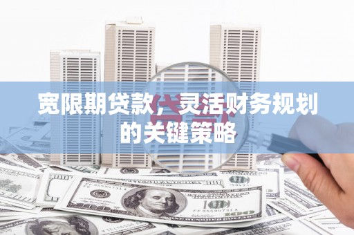 元长宽限期贷款，灵活财务规划的关键策略