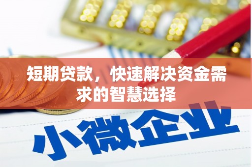 元长短期贷款，快速解决资金需求的智慧选择