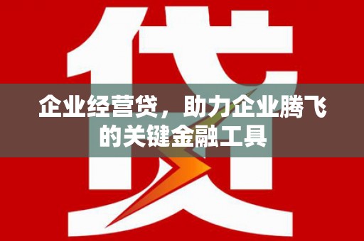 元长企业经营贷，助力企业腾飞的关键金融工具