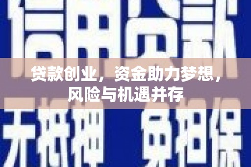 元长贷款创业，资金助力梦想，风险与机遇并存