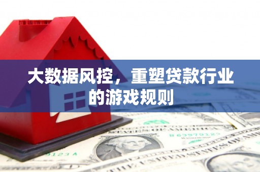元长大数据风控，重塑贷款行业的游戏规则