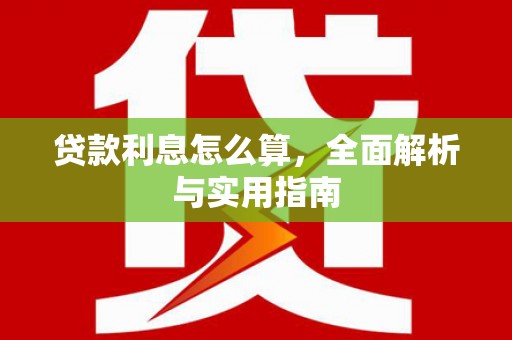 元长贷款利息怎么算，全面解析与实用指南