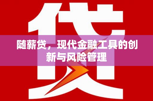 元长随薪贷，现代金融工具的创新与风险管理
