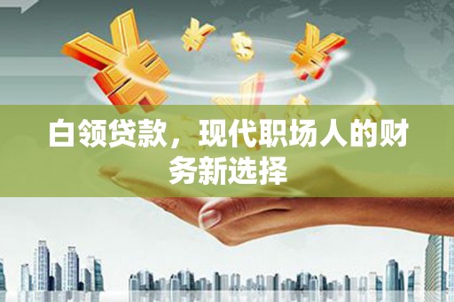 元长白领贷款，现代职场人的财务新选择