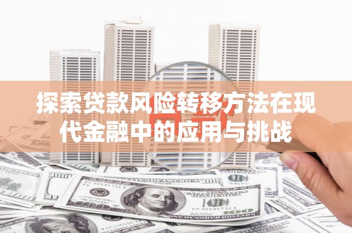 元长探索贷款风险转移方法在现代金融中的应用与挑战