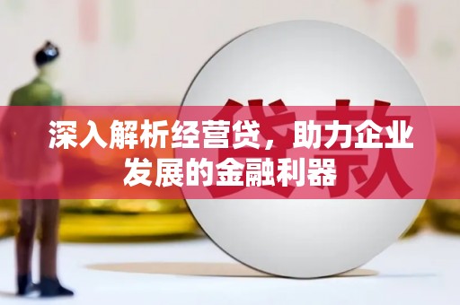 元长深入解析经营贷，助力企业发展的金融利器