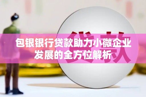 元长包银银行贷款助力小微企业发展的全方位解析