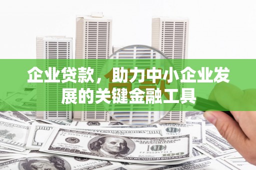 元长企业贷款，助力中小企业发展的关键金融工具