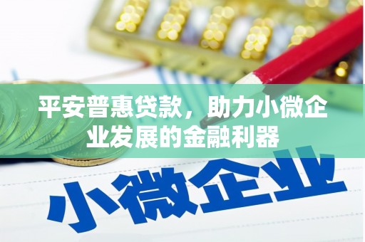 元长平安普惠贷款，助力小微企业发展的金融利器
