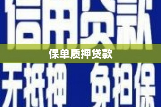元长保单质押贷款