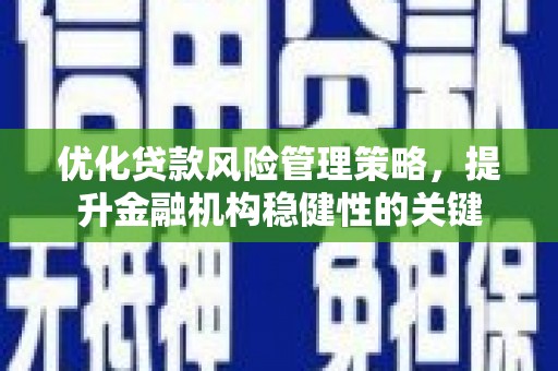 元长优化贷款风险管理策略，提升金融机构稳健性的关键