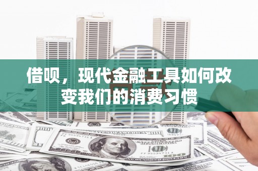 元长借呗，现代金融工具如何改变我们的消费习惯