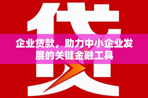 元长企业贷款，助力中小企业发展的关键金融工具