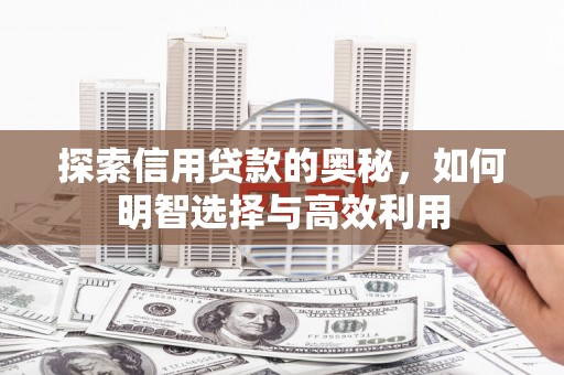 元长探索信用贷款的奥秘，如何明智选择与高效利用