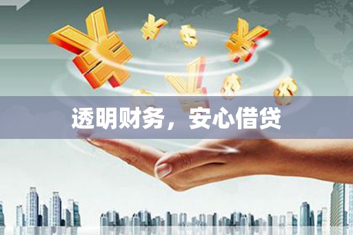 元长透明财务，安心借贷