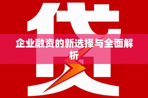 元长企业融资的新选择与全面解析